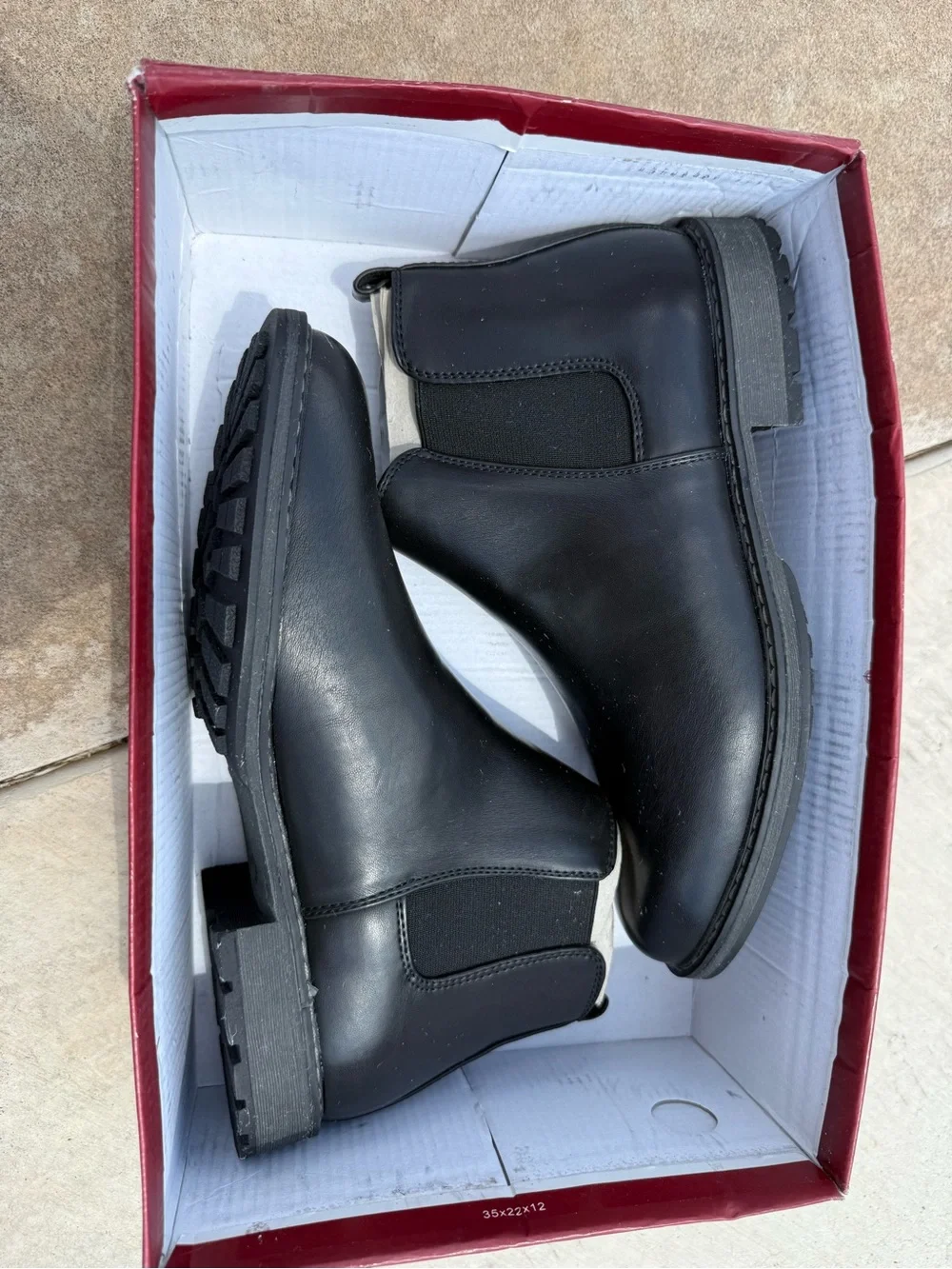 Metro charm men’s black boots sz 7